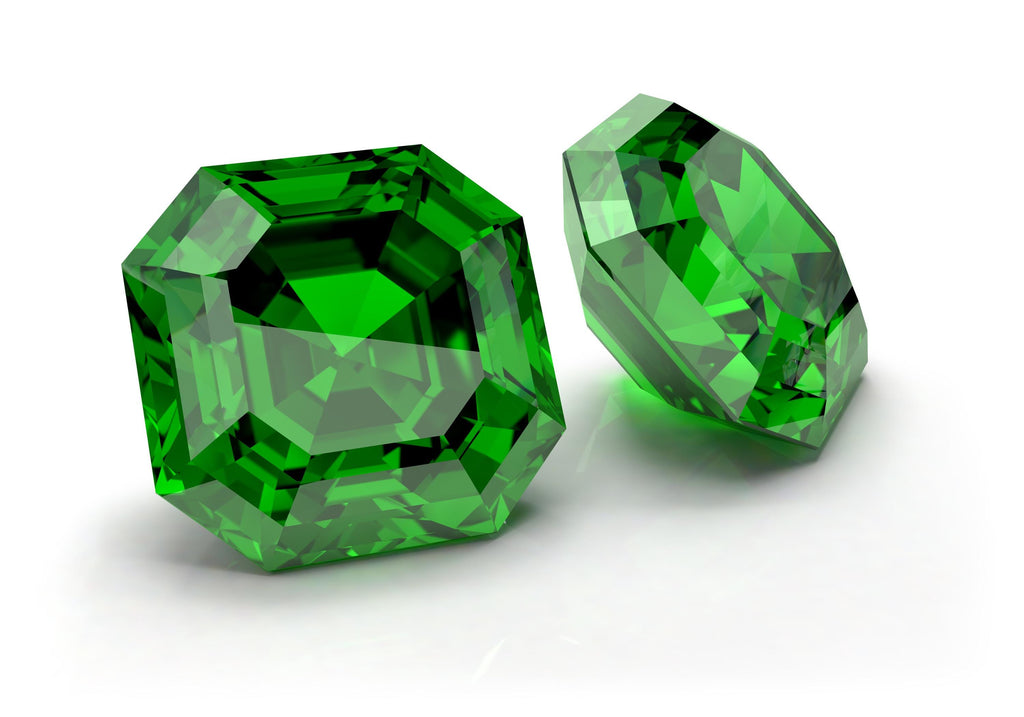 Lab-Grown Asscher Cut 7 MM Colorstone Emerald