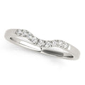Curved Bands 14 kt gold Weddingband