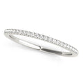 14kt Gold Wedding Band with Lab Grown Diamonds