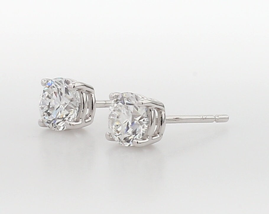 14KT White Gold 2.50CT Lab Grown Diamond Stud Earrings