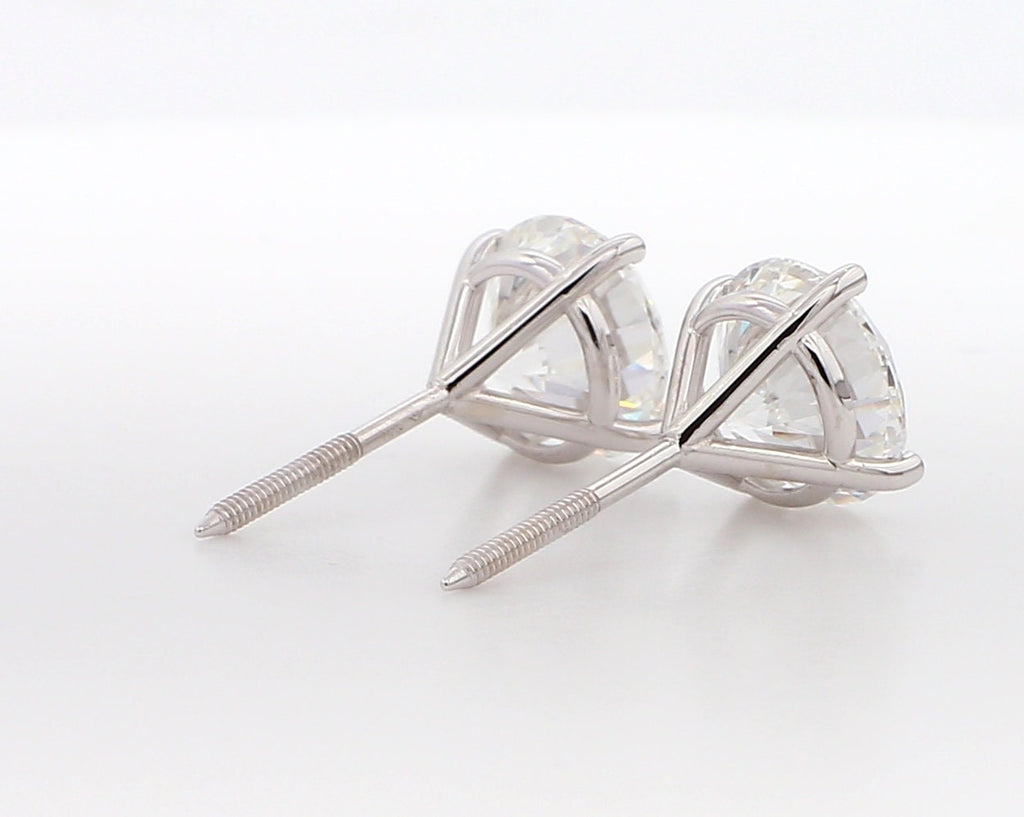 14K White Gold 1.50ct Lab Grown Diamond Martini Stud Earrings