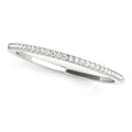 Prong Set 14 kt gold Weddingband