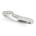 Curved Bands 14 kt gold Weddingband