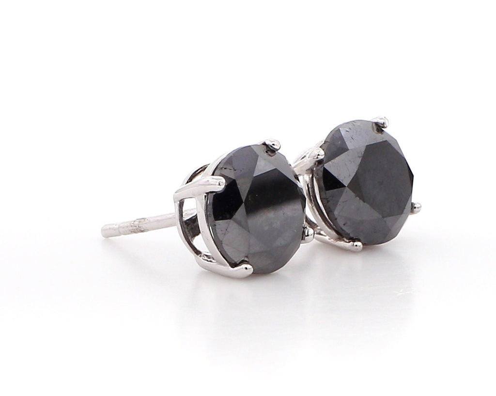 Black Diamond Earth Mine Diamonds Stud