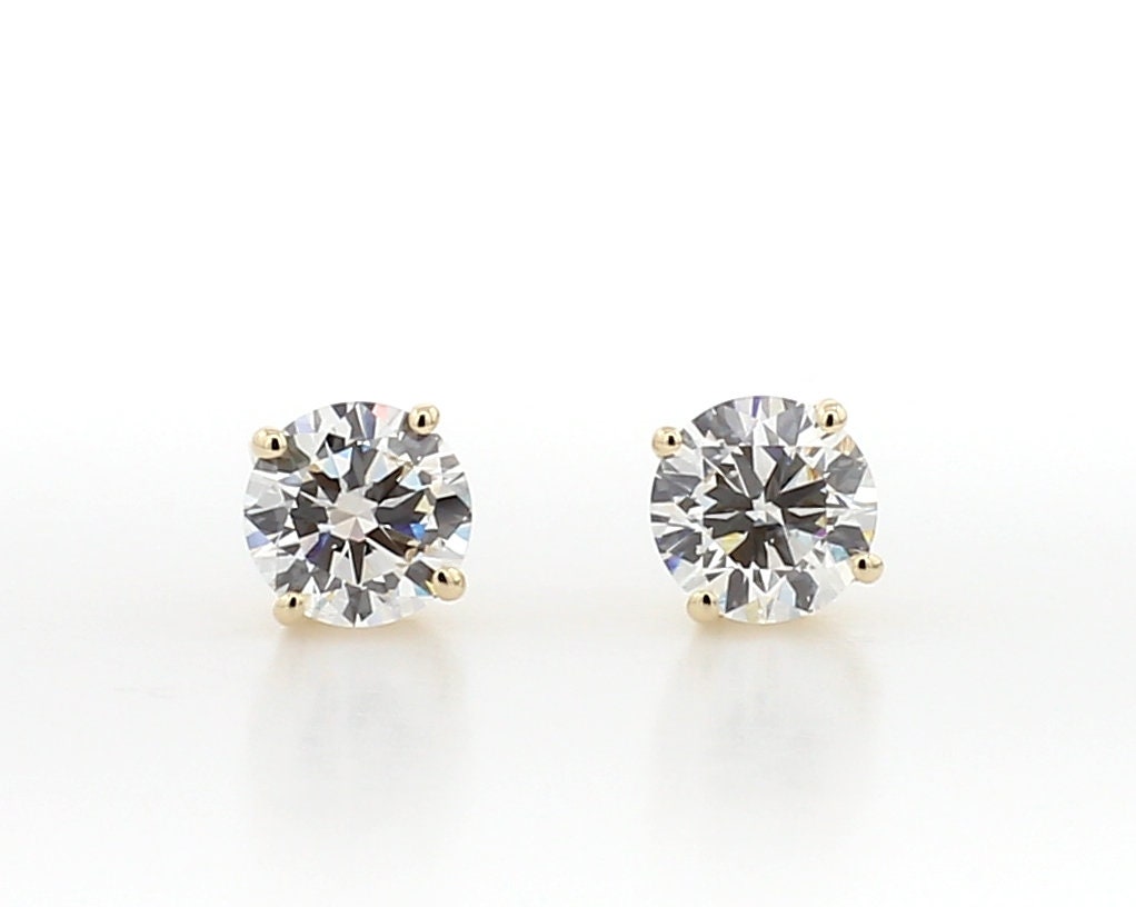 14KT White Gold 2.50CT Lab Grown Diamond Stud Earrings