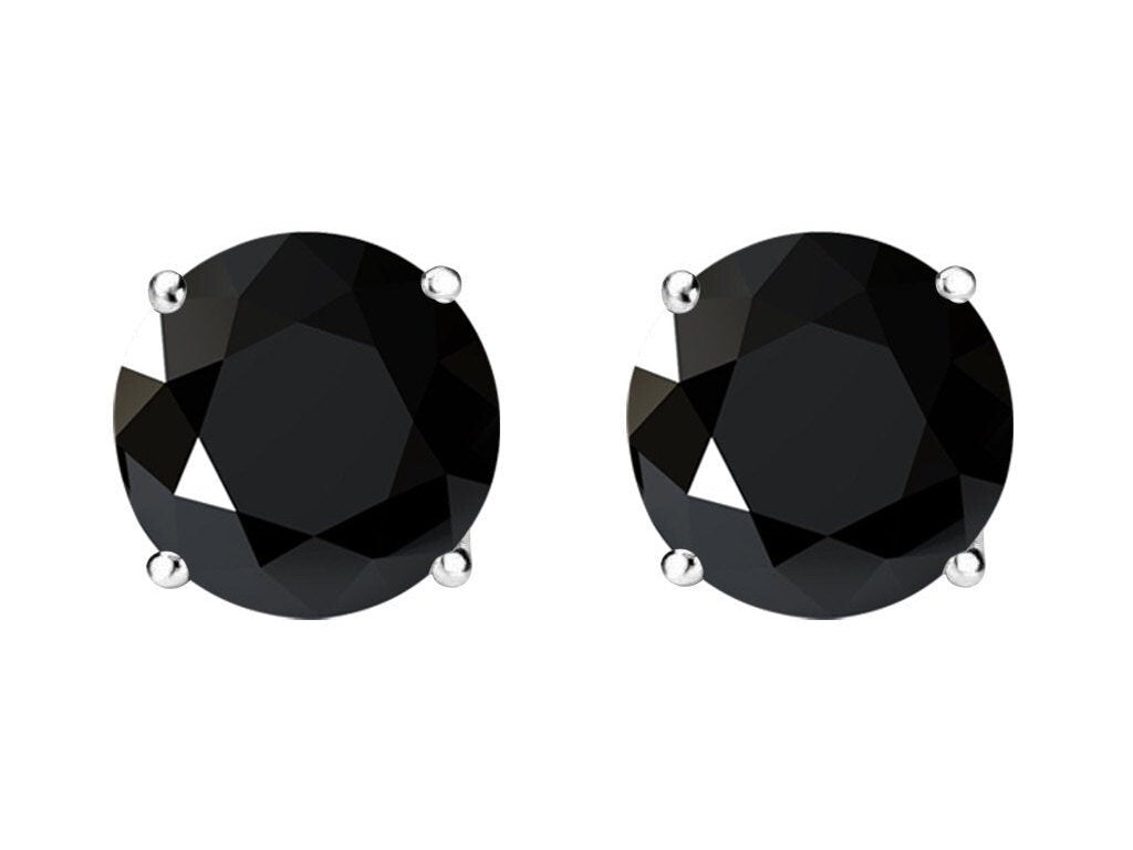 Black Diamond Earth Mine Diamonds Stud